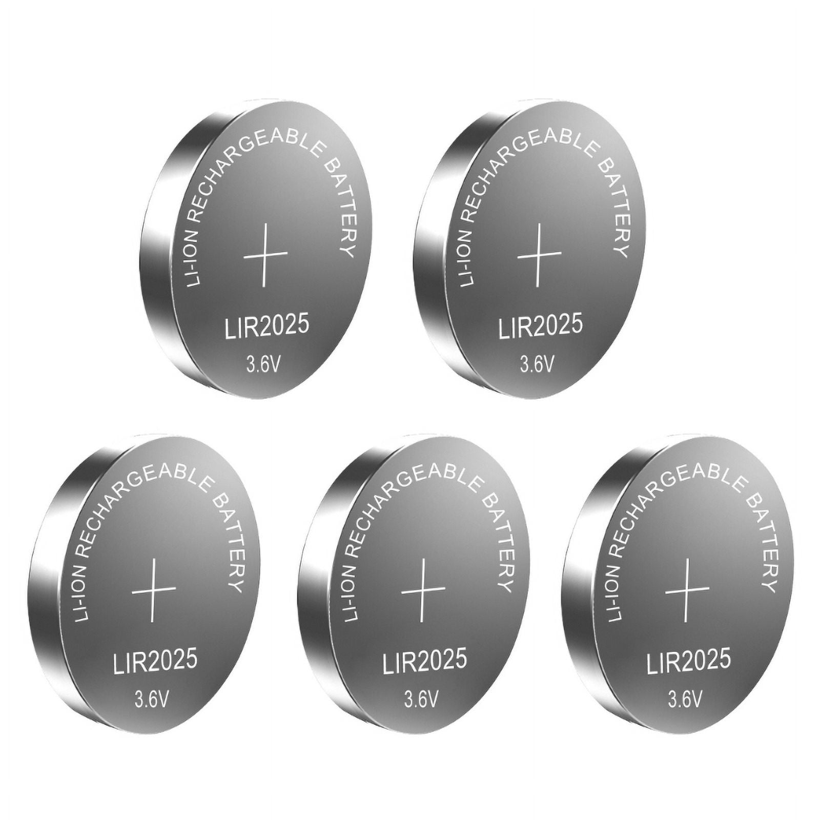 TINYSOME LIR2025 Batteries LIR 2025 Button Cell Rechargeable Battery Replace for CR2025