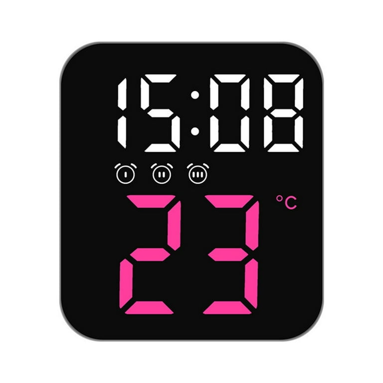 TINYSOME Large Digital Wall Clock Battery Operated LED Digital