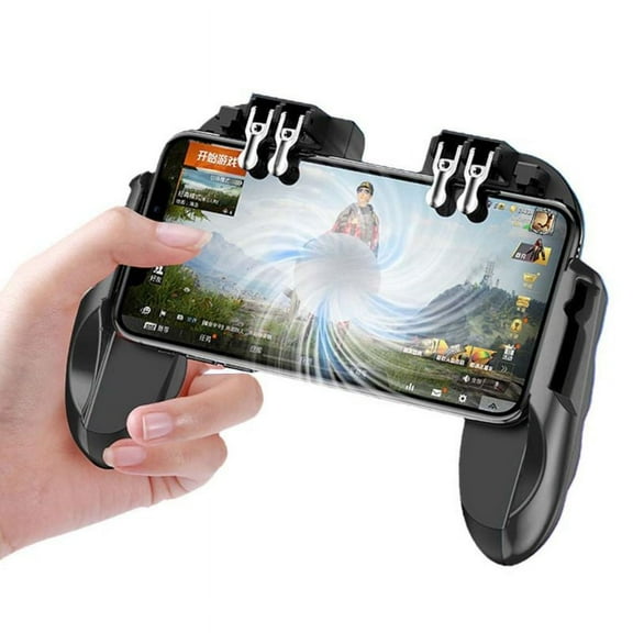 TINYSOME Mobile Game Controller with Cooling Fan 4 Trigger for PUBG COD Mobile