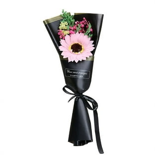 Black/Gold Mini Bouquet – RoseAiry