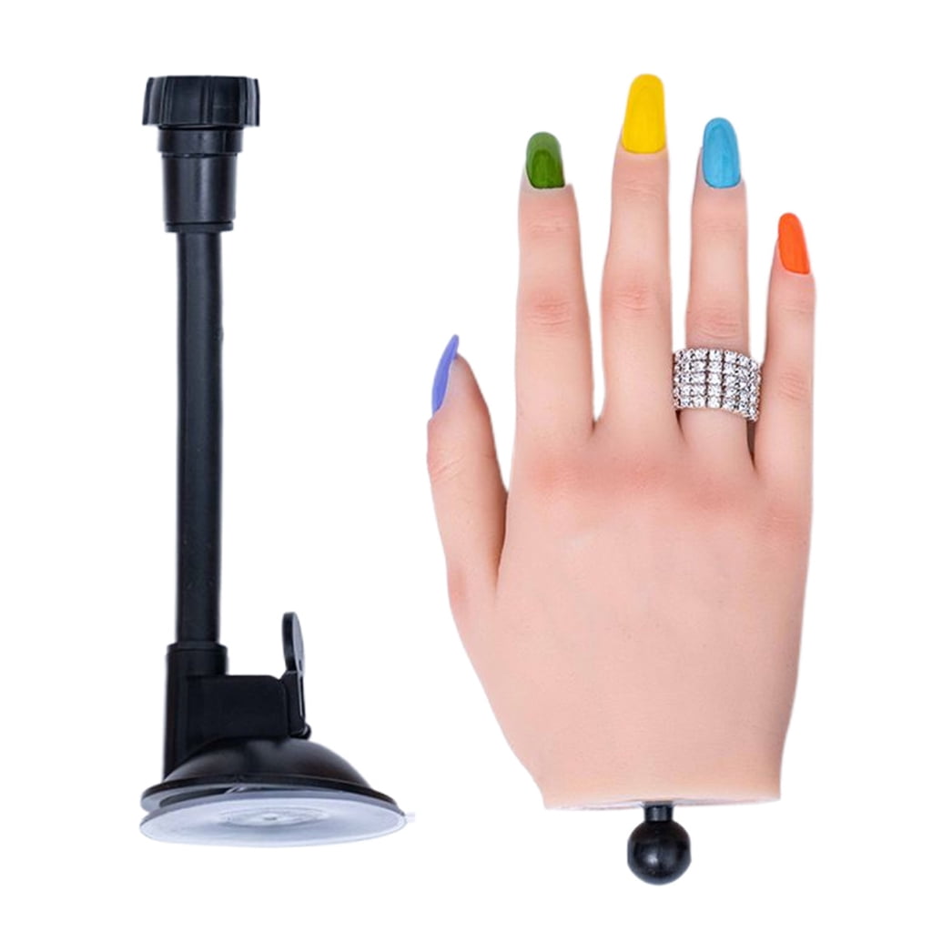 TINYSOME Practice Hand for Acrylic Nails,Fexible Nail Hand Practice