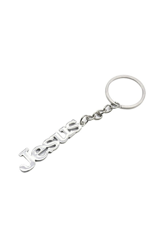 Prayer Christian Religion for Key Ring Holder Jesus Letters Metal Keychain Pendant Bag Cha-- Jewelry Purse Accessories for Women Men Gifts