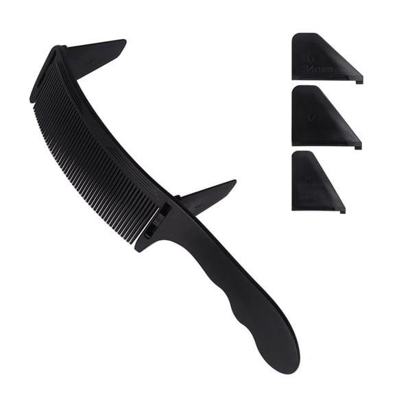 TINYSOME Professional Curved Shaver Hair Clippers Cutting Comb Barber Flat Top Comb