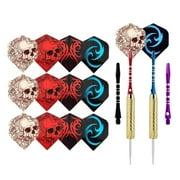 TINYSOME Professional Steel Tip Darts Set Metal Darts for Dartboards Game Easy to Use