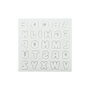 TINYSOME Quicksand Resin Casting Molds Alphabet Resin Art Shaker Mold Mini Letter Mold