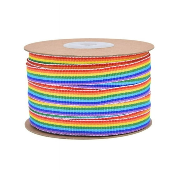 TINYSOME Rainbow Color Ribbon for Package Decorations Gift Case Wrapping DIY Craft