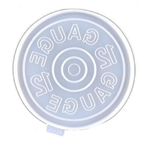 TINYSOME Resin Coaster Moulds Silicone Cup Mat Resin Epoxy Casting Mold Round Shotgun for Shell Shaped Mold for DIY Craft Making