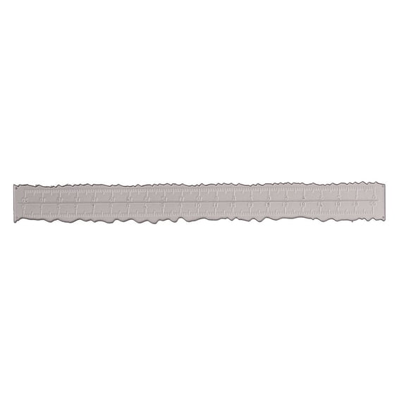 TINYSOME Ruler Metal Cutting Die Irregular Shape Embossing Script Die Stencils for Creative Paper Art Cutting Template for DIY Cr