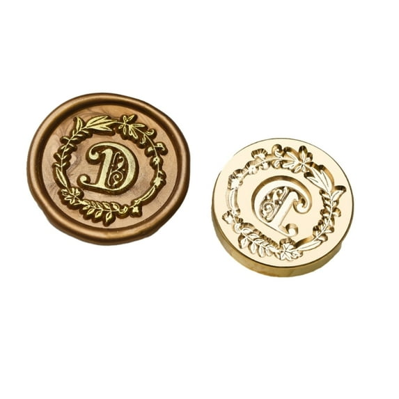 TINYSOME Sealing Wax Stamp Letter Series Wax Seal Stamp for Christmas Card Decorations