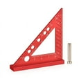 thumbnail image 1 of TINYSOME Small Square Carpenter Woodworking Measuring Marking Gauge Miter Triangle Ruler, 1 of 9