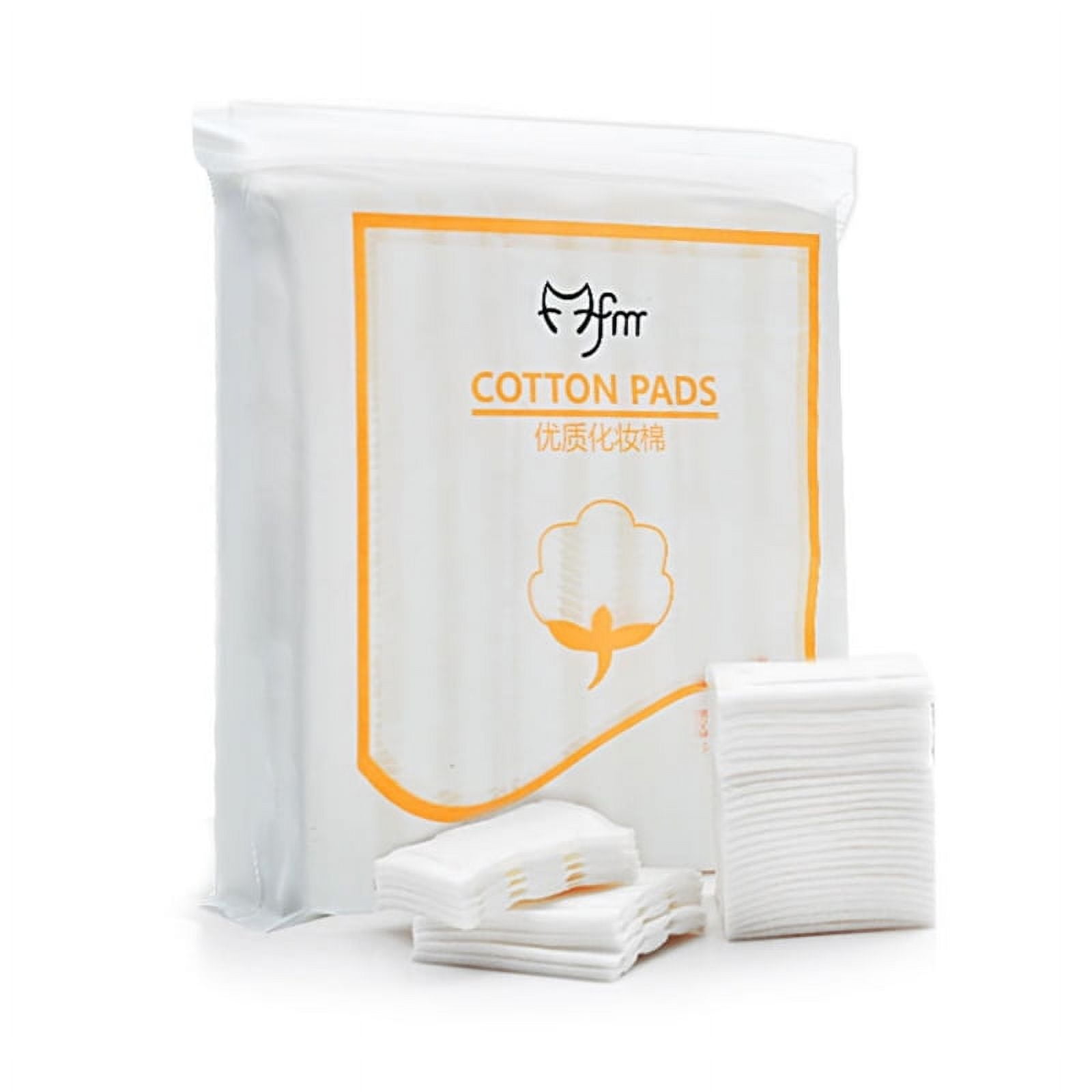 Soft Square Cotton Pads Makeup Remover Pads Triple Layered Cosmetic Cotton Pads for Toner & Skincare Products Lint-Free