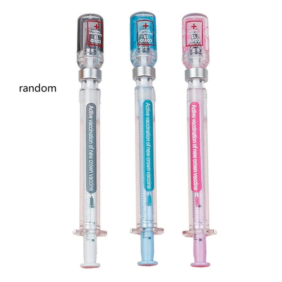 TINYSOME Syringe Pens Creative-Fun Pen Novelty Medical Ballpoint Pens Gift for Nurses,Nurse Doctor Pretend Play Party Supplies