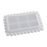 TINYSOME Tea Table Silicone Tray Mold Epoxy Dish Mold Suitable for Diy Resin Casting