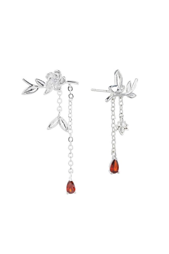 Tian Guan Ci Fu Earrings Hua Cheng Dangle Earrings Anime Hua Cheng Xielian Figure Cosplay Costume for Women Couples