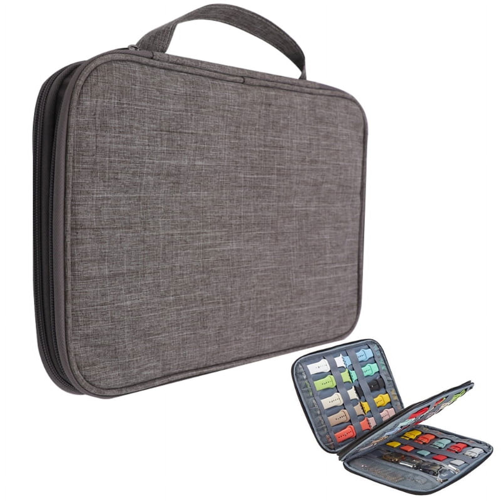 TINYSOME Travel Strap Storage Bag Plain Zipper Watchband Holder Pouch ...