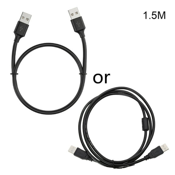 TINYSOME USB A Male to Male Cable USB to USB Cable USB Cord Two-end Conversion Wire Data Cord Plug-and-play 4.92FT/9.84FT