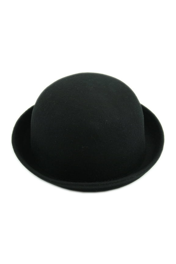 Vintage Ladies Women Men Unisex Vintage Wool Bowler Derby Hat Cap