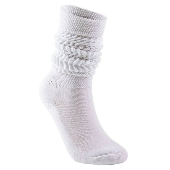 TINYSOME Women Men Multicolor Slouch Boot Socks Casual for Extra Long Loose Stacked Chunky Ruched Bubble Scrunch Knee High Stocki