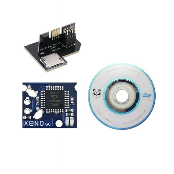 TINYSOME for NGC NTSC Gamecube Game Accessories Kit SD2SP2 Micro SDCard Adapter Disc DVD Xeno for GC Chip Gaming Set