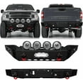 thumbnail image 1 of TIOYAR Steel New Front and Rear Bumper for 2018-2019-2020 Ford F150 (Not Fit Raptor) With Winch Plate&Lights (Black Texture), 1 of 11