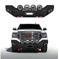 thumbnail image 1 of TIOYAR Textured Black Steel Front Bumper for 2016-2017-2018 GMC Sierra 1500 With Winch Plate&Lights, 1 of 7