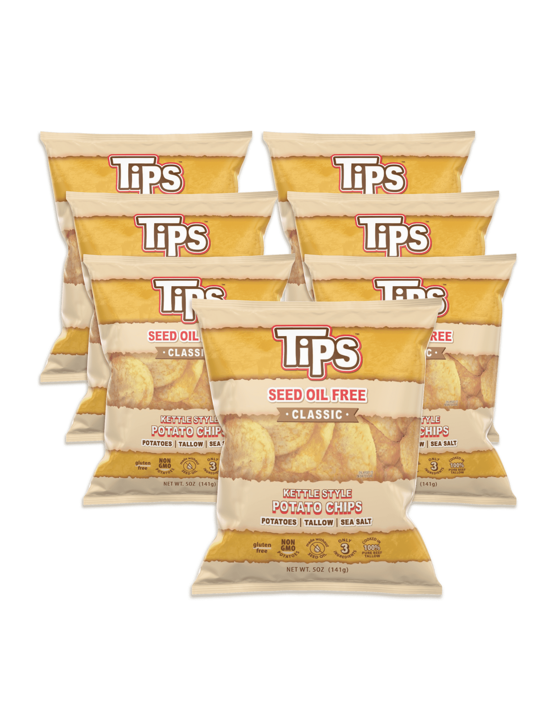 TIPS - Tallow Potato Chips Original - Sea Salt