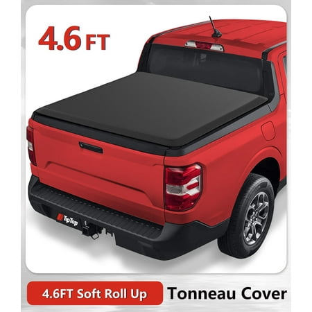 TIPTOP Soft Roll-Up Tonneau Cover Truck Bed For 2022 2023 Ford Maverick 4.6ft Bed (54.4") | TP1 |