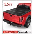 thumbnail image 1 of TIPTOP Tri-Fold Hard Tonneau Cover Truck Bed FRP On Top For 2004-2014 F150 with 5.5ft Bed (67") | TPM3 |, 1 of 7