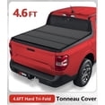 thumbnail image 1 of TIPTOP Tri-Fold Hard Tonneau Cover Truck Bed FRP On Top For 2022 2023 Ford Maverick 4.6ft Bed (54.4") | TPM3 |, 1 of 6