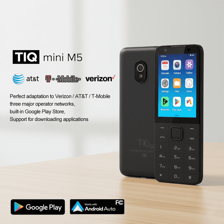 TIQ mini M5 4G Android 13 3+32GB Smartphone – Compatible with