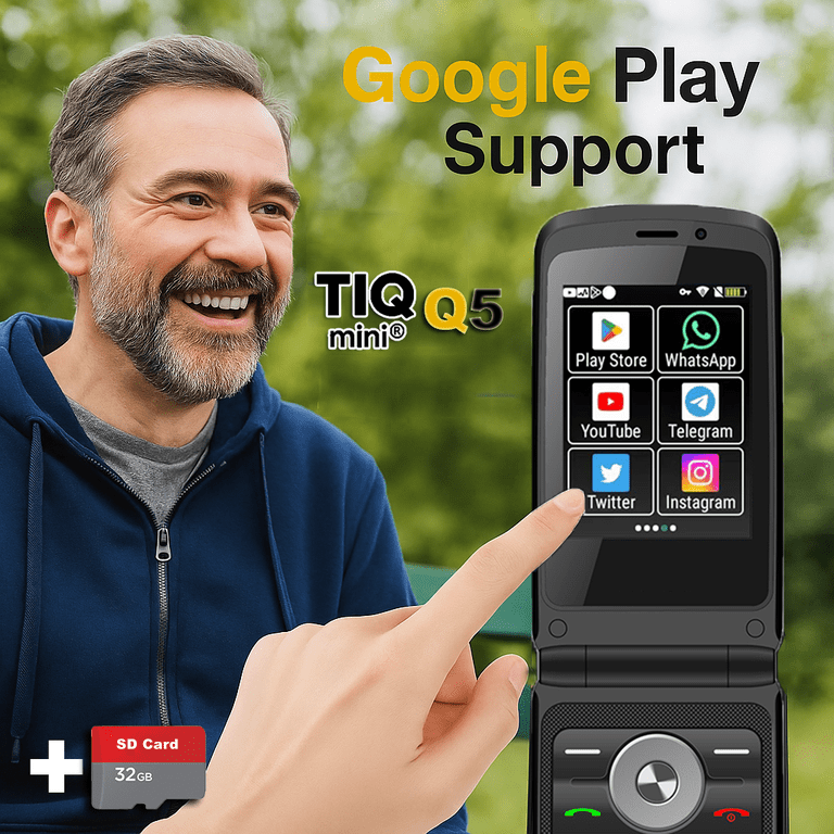 TIQ mini Q5 Support Google Play Store Add SD Card T-Mobile 4G