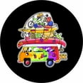 thumbnail image 1 of TIRE COVER CENTRAL Loaded Hippie Van Spare Tire Cover 255/75R17, 1 of 4