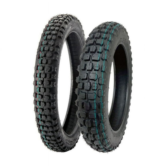 MMG Dirt Bike Tire Set Front Rear 2.50-14 3.00-12 Off Road Motorcycle Tires