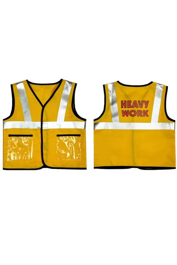 Boy's and Girl's Comfortable Coats Construction Worker Toddler Worker Play the Role Kids Toy Engineer Vest Kid Worker