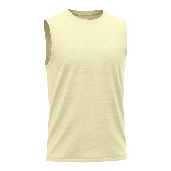 TIREOW Boys Athletic Tank Tops Solid Color Sleeveless Crew Neck Vest Summer Lightweight Stylish Breathable Workout Shirts