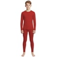thumbnail image 1 of TIREOW Boys Compression Thermal Base Layer Set, Athletic Youth Fleece Lined Long Sleeve Sports Tops Leggings for Kids (Style A), 1 of 8