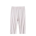 thumbnail image 1 of TIREOW Girls Capri Leggings Thin and Breathable Elastic High Waisted Leggings 3/4 Length Footless Stretchy Outerwear Leggings, 1 of 9