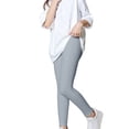 thumbnail image 1 of TIREOW Girls Leggings Solid Color Stretchy Athletic Workout Tennis Yoga Leggings Breathable Casual Footless Tights for Girls, 1 of 5