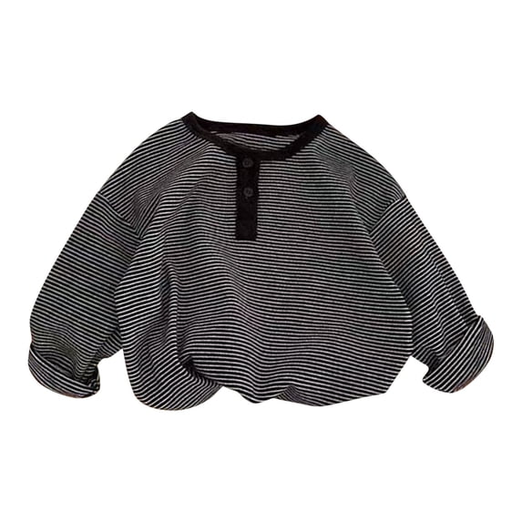 TIREOW Girls Ruffle Mock Neck Base Layer Shirt, Long Sleeve Fleece Thermal Top for Toddlers