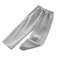 thumbnail image 1 of TIREOW Girls Straight Leg Sweatpants, Teen Girls Baggy Sweat Pants, Elastic Drawstring Waist Casual Solid Athletic Joggers (Grey, 15-16 Years), 1 of 4