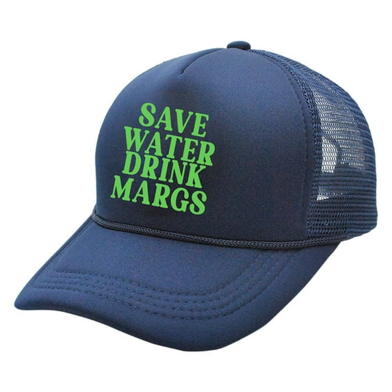 TIREOW Men and Women's Sun Hats Water Drink Trucker Hat Trendy Vintage Funny Cute Graphic Country Tequila Hat Women Men