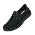 thumbnail image 1 of TIREOW Mens Boat Shoes Casual Loafers Slip On Walking Dress Sneakers Mesh Business Oxfords Work Lightweight Soft Sole Memory Skate Foam Shoes (8, Black), 1 of 9