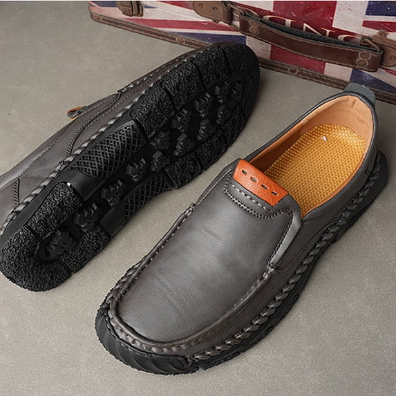 TIREOW Mens Casual Dress Loafers Soft Shoes Breathable Fashion Sneakers Slip-On Lace up Ofice Work Driving Walking Casual Shoes Comfortable Boat Shoes