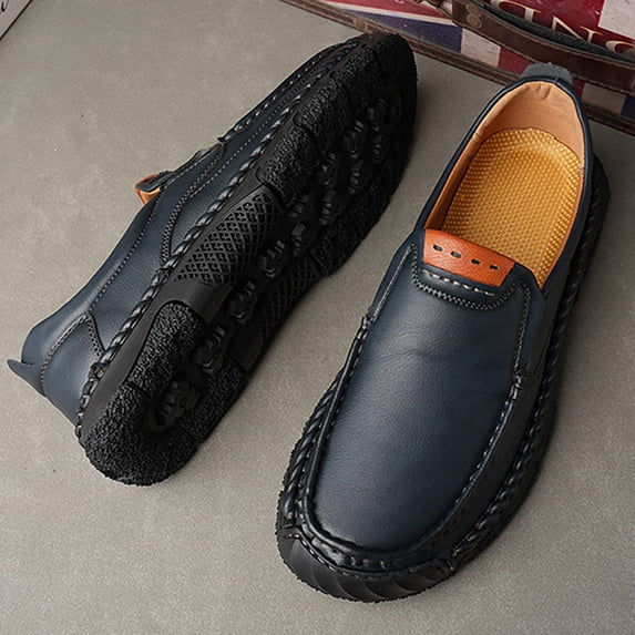 TIREOW Mens Casual Dress Loafers Soft Shoes Breathable Fashion Sneakers Slip-On Lace up Ofice Work Driving Walking Casual Shoes Comfortable Boat Shoes