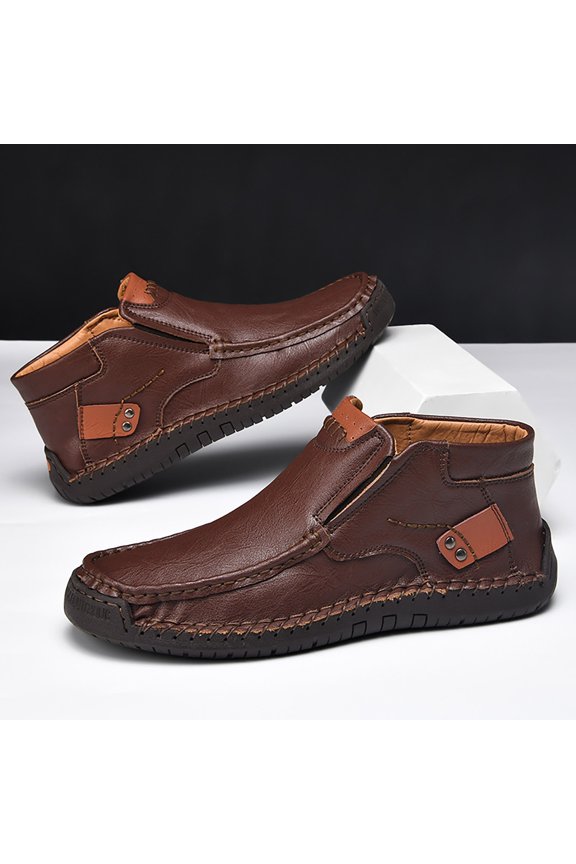 Mens Loafers Casual Slip on Dress Shoes Comfortable Business Moccasins Lightweight Refreshing Classic Shoes Casual Driving Walking Travelling Outdoor