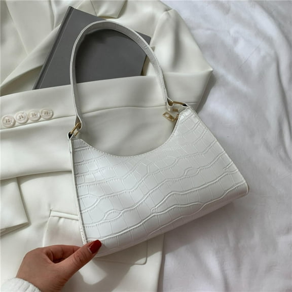 TIREOW Small Handbag PU Leather Shoulder Bag for Women Cute Hobo Tote Handbag Mini Clutch Purse with Zipper Closure Lightweight Shoulder Bags for Work Travel