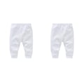 thumbnail image 1 of TIREOW Solid Baby Sweatpants,Unisex Baby Toddler Cotton Crawling Pants for Baby Boys Girls Solid Color Loose and Comfortable Pant(0-3 Months,White), 1 of 7