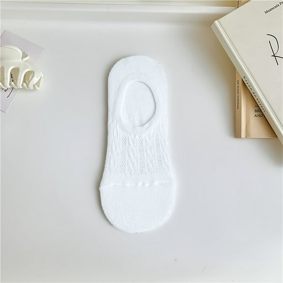 TIREOW Unisex Cushioned Compression Sports Ankle Socks Multipack No Show Socks for Women Cotton Mesh Ventilating Liner Socks No Slip Low Cut Socks for Sneakers