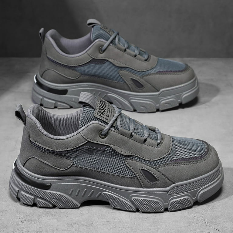 TIREOW Unisex Steel Toe Shoes Wide Non Slip Composite Work