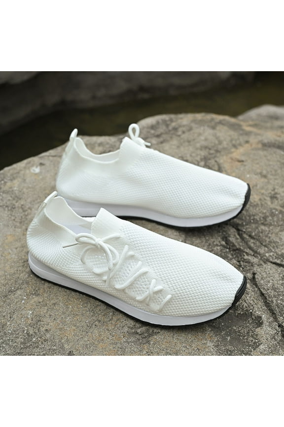 Waterproof Safety Lace Up Sneakers for Women Walking Shoes Non Slip Lightweight Casual Breathable Comfortable Tennis Warehouse Shoes Work Shopping Travel